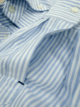 Carica l'immagine nel visualizzatore di Gallery, Camicia OCBD Oxford Riga Azzurra Del Carmine 1969