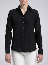 Carica l'immagine nel visualizzatore di Gallery, Camicia Donna Seta Nero