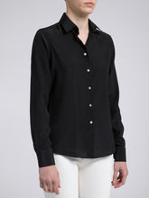 Carica l'immagine nel visualizzatore di Gallery, Camicia Donna Seta Nero