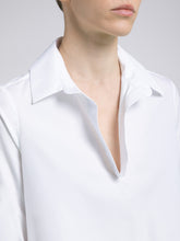 Carica l'immagine nel visualizzatore di Gallery, Blusa Donna Elaine Cotone Bianco