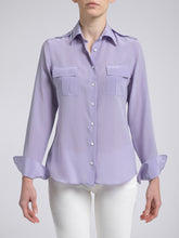 Carica l'immagine nel visualizzatore di Gallery, Camicia Donna Sophie Seta Lilla