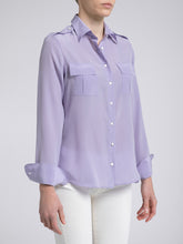 Carica l'immagine nel visualizzatore di Gallery, Camicia Donna Sophie Seta Lilla