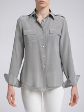 Carica l'immagine nel visualizzatore di Gallery, Camicia Donna Sophie Seta Tortora