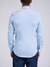 Carica l'immagine nel visualizzatore di Gallery, Camicia Uomo Goya Cotone Stretch Azzurro