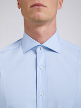Carica l'immagine nel visualizzatore di Gallery, Camicia Uomo Goya Cotone Stretch Azzurro