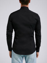 Carica l'immagine nel visualizzatore di Gallery, Camicia Uomo Goya Cotone Stretch Nero