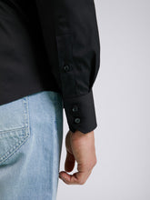 Carica l'immagine nel visualizzatore di Gallery, Camicia Uomo Goya Cotone Stretch Nero