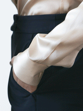 Carica l'immagine nel visualizzatore di Gallery, Camicia Donna Taylor Seta Satin Ecrù