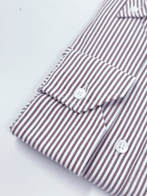Carica l&#39;immagine nel visualizzatore di Gallery, Camicia Bacchetta Mattone Seersucker Collo Button-down
