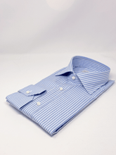 Carica l&#39;immagine nel visualizzatore di Gallery, Camicia Bacchetta Azzurra Royal Oxford Collo Saint Tropez
