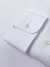Carica l&#39;immagine nel visualizzatore di Gallery, Camicia Bianca Lino Collo Versilia
