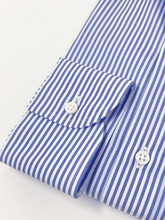 Carica l&#39;immagine nel visualizzatore di Gallery, Camicia Bacchetta Blu Collo Francese
