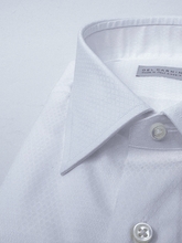 Carica l&#39;immagine nel visualizzatore di Gallery, Camicia Cerimonia Bianca Collo Italiano
