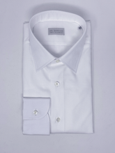 Carica l&#39;immagine nel visualizzatore di Gallery, Camicia Cerimonia Bianca Collo Italiano

