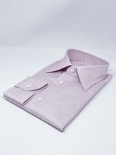 Carica l&#39;immagine nel visualizzatore di Gallery, Camicia Quadretto Rosso Cotone Collo San Vigilio
