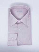 Carica l&#39;immagine nel visualizzatore di Gallery, Camicia Quadretto Rosso Cotone Collo San Vigilio
