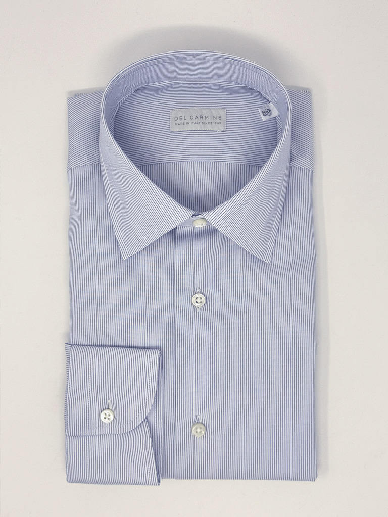 Camicia Righina Blu Collo Italiano