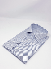 Carica l&#39;immagine nel visualizzatore di Gallery, Camicia Bacchetta Blu Royal Oxford Collo Saint Tropez
