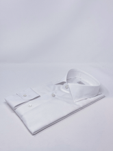 Carica l&#39;immagine nel visualizzatore di Gallery, Camicia Bianca Lino-cotone collo SemiFrancese
