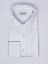 Carica l&#39;immagine nel visualizzatore di Gallery, Camicia Bianca Lino-cotone collo SemiFrancese
