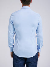 Carica l&#39;immagine nel visualizzatore di Gallery, Camicia Uomo Goya Cotone Stretch Azzurro
