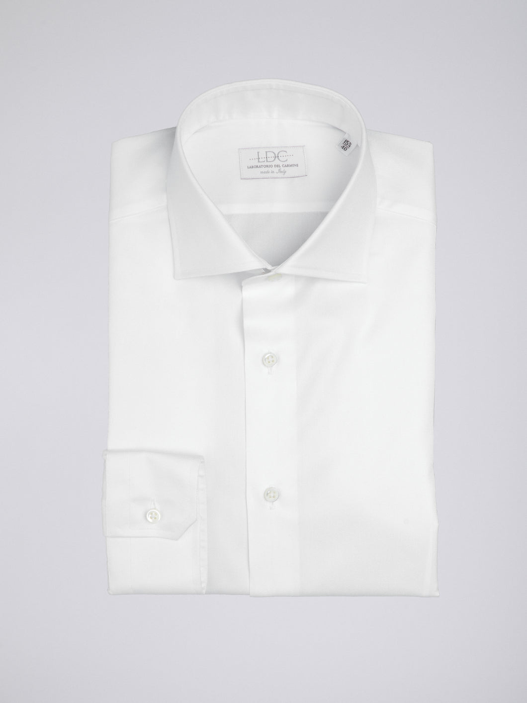 Camicia Uomo LDC01 Cotone Twill Bianco