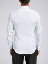 Carica l&#39;immagine nel visualizzatore di Gallery, Camicia Uomo LDC03 Cotone Natural Stretch Pinpoint Bianco
